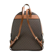Rucsac Michael Kors Jaycee, mărime mare, maro, din PVC cu monogramă