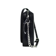 Michael Kors Jet Set Geantă Crossbody din Piele Saffiano Neagră Mare Est-Vest