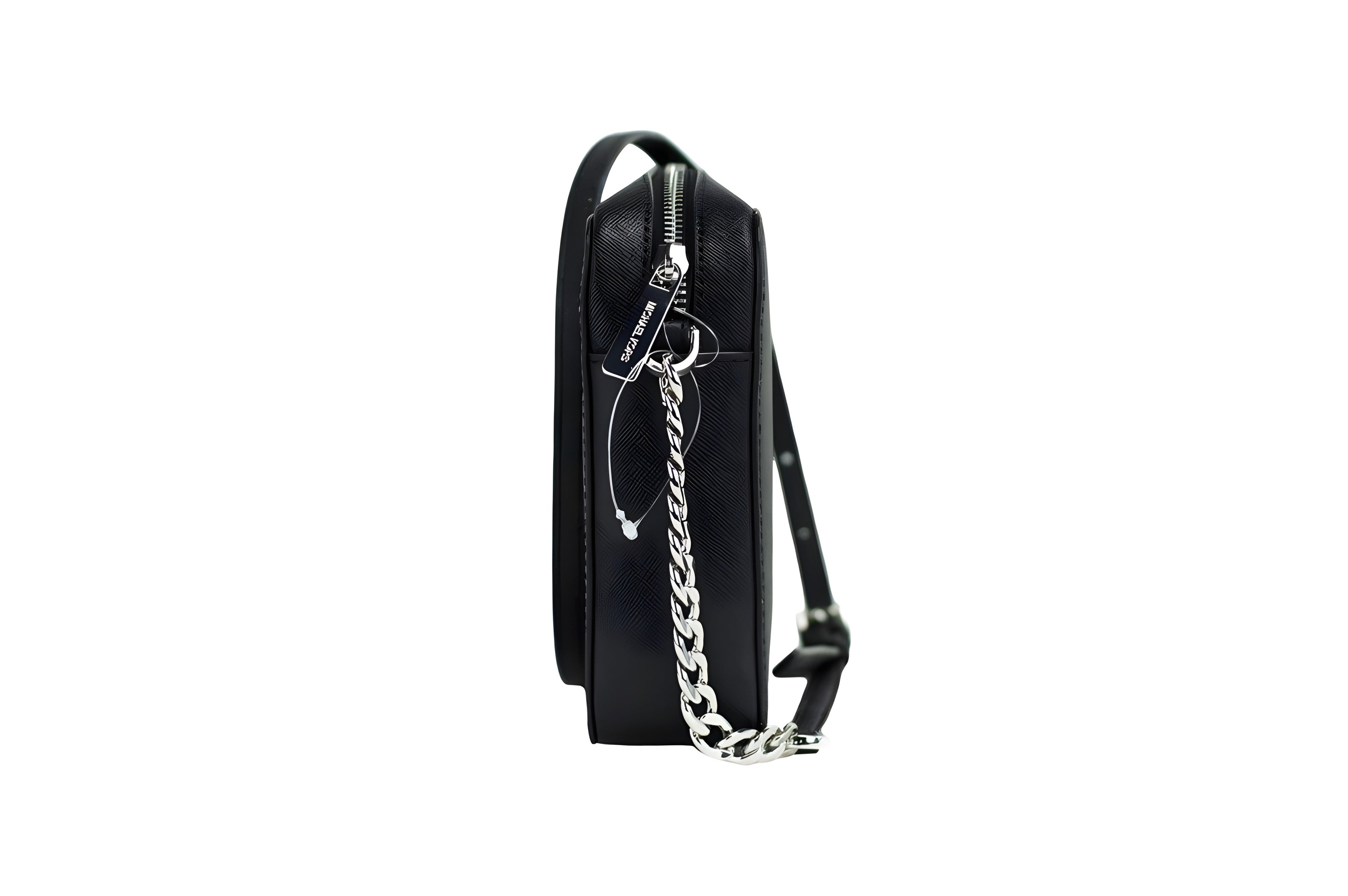 Michael Kors Jet Set Geantă Crossbody din Piele Saffiano Neagră Mare Est-Vest