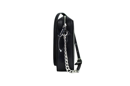 Michael Kors Jet Set Geantă Crossbody din Piele Saffiano Neagră Mare Est-Vest