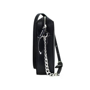 Michael Kors Jet Set Geantă Crossbody din Piele Saffiano Neagră Mare Est-Vest