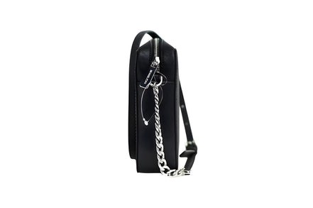 Michael Kors Jet Set Geantă Crossbody din Piele Saffiano Neagră Mare Est-Vest