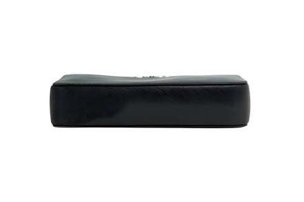 Michael Kors Jet Set Geantă Crossbody din Piele Saffiano Neagră Mare Est-Vest