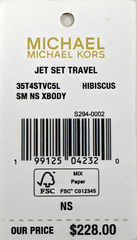 Michael Kors Jet Set Small North South Crossbody Bag