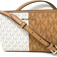 Michael Kors Jet Set - Small Two-Tone Logo Crossbody Bag