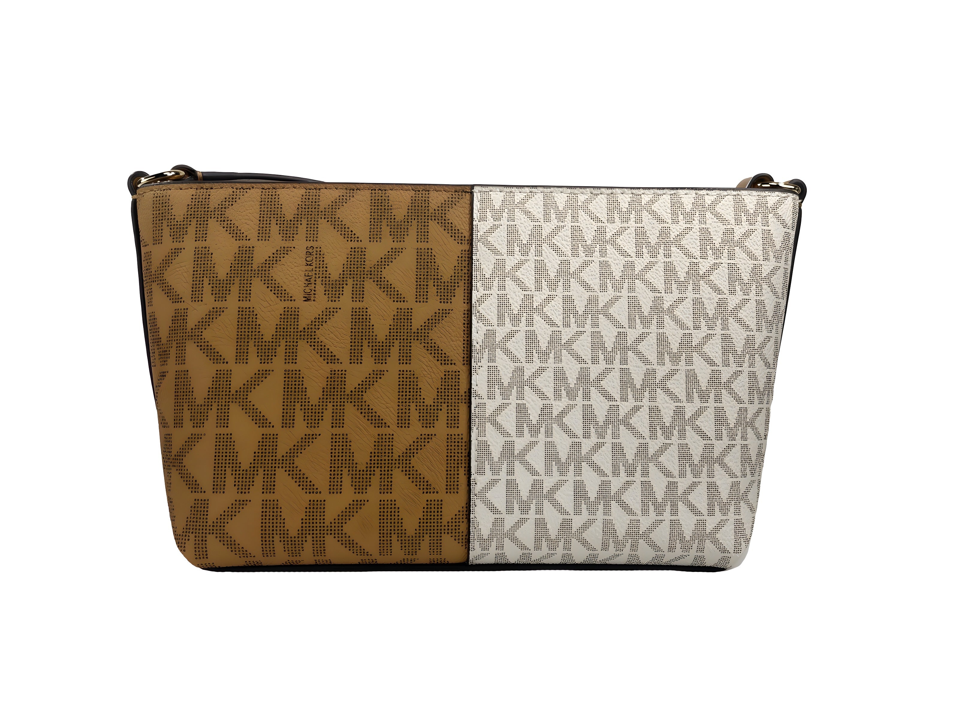 Michael Kors Jet Set - Small Two-Tone Logo Crossbody Bag