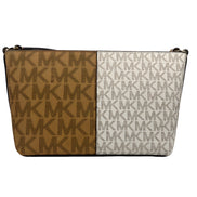 Michael Kors Jet Set - Small Two-Tone Logo Crossbody Bag