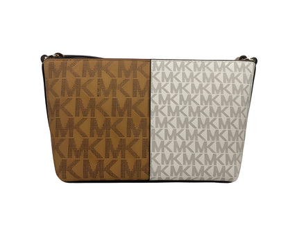 Michael Kors Jet Set - Small Two-Tone Logo Crossbody Bag