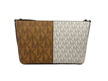Michael Kors Jet Set - Small Two-Tone Logo Crossbody Bag