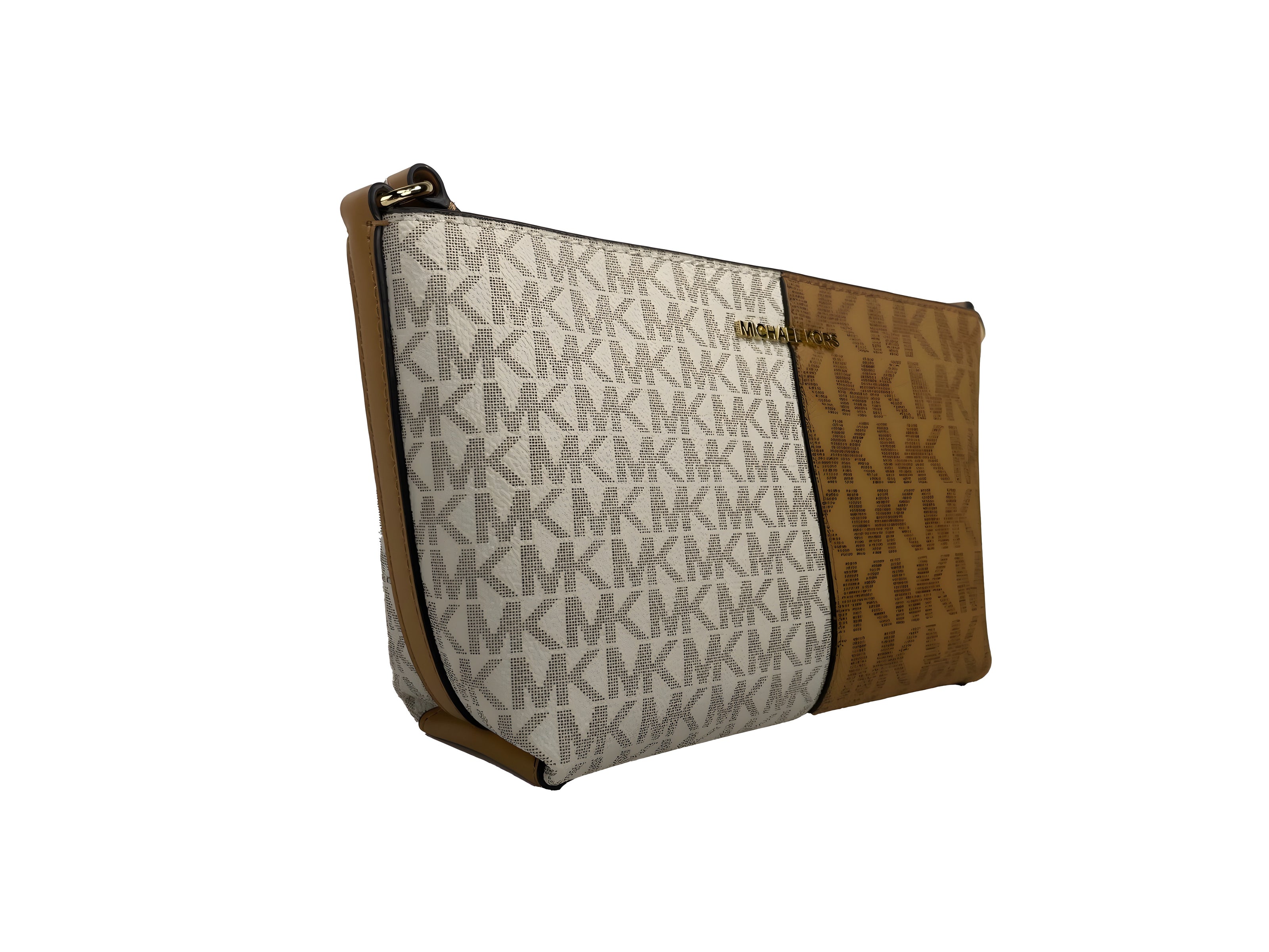 Michael Kors Jet Set - Small Two-Tone Logo Crossbody Bag
