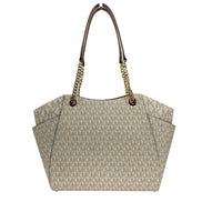 Geantă tote Michael Kors vanilie Jet Set Travel