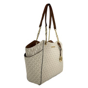 Geantă tote Michael Kors vanilie Jet Set Travel