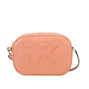 Geantă crossbody Michael Kors Jet Set Travel Medium Sherbert Leather Oval Camera