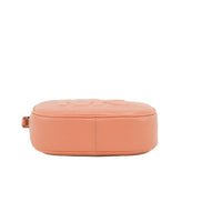 Geantă crossbody Michael Kors Jet Set Travel Medium Sherbert Leather Oval Camera