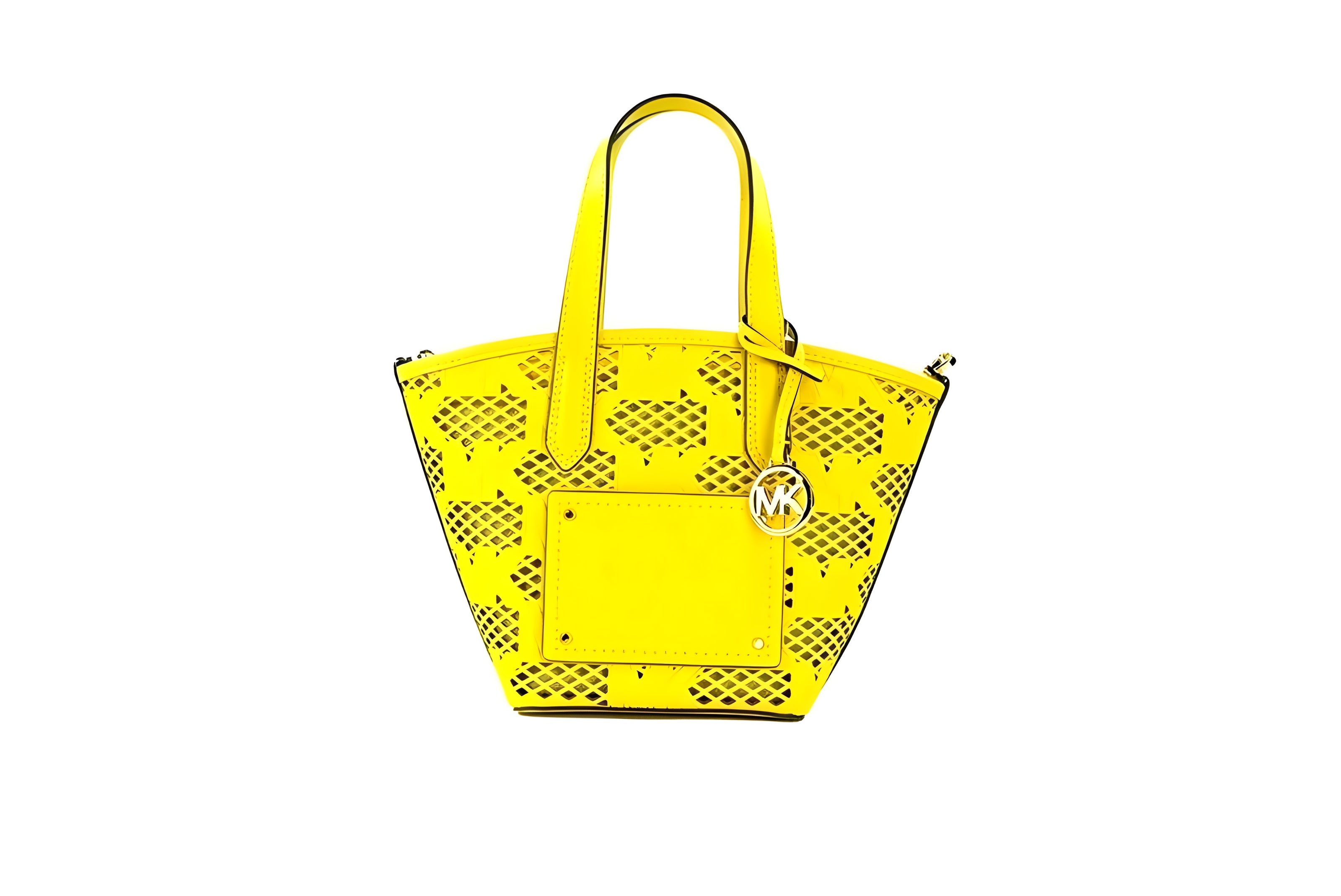 Michael Kors Kimber Small Daffodil Leather 2-In-1 Zip Tote
