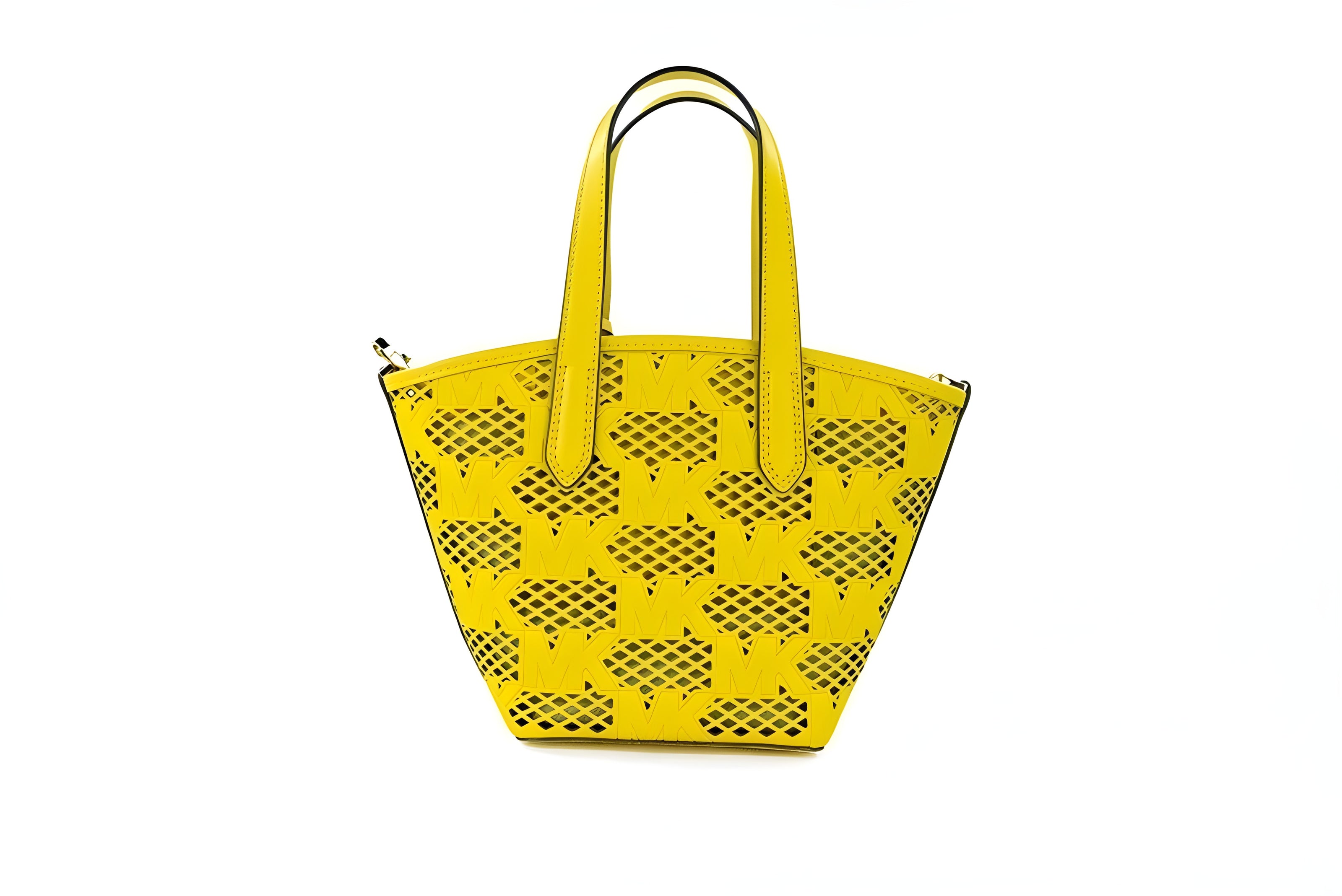 Michael Kors Kimber Small Daffodil Leather 2-In-1 Zip Tote