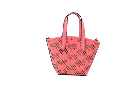 Michael Kors Kimber Small Tea Rose Leather 2-In-1 Zip Tote