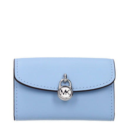 Portofel din piele albastru deschis Michael Kors