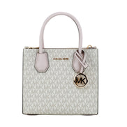 Michael Kors MICHAEL KORS Mercer 35S1GM9M2B Medium Logo And Leather Accordion Crossbody Bag In Powder Blush Multi