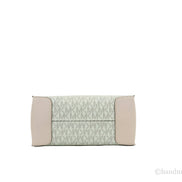Michael Kors MICHAEL KORS Mercer 35S1GM9M2B Medium Logo And Leather Accordion Crossbody Bag In Powder Blush Multi