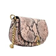 Geantă Michael Kors Mila Small Messenger Crossbody din piele de șarpe
