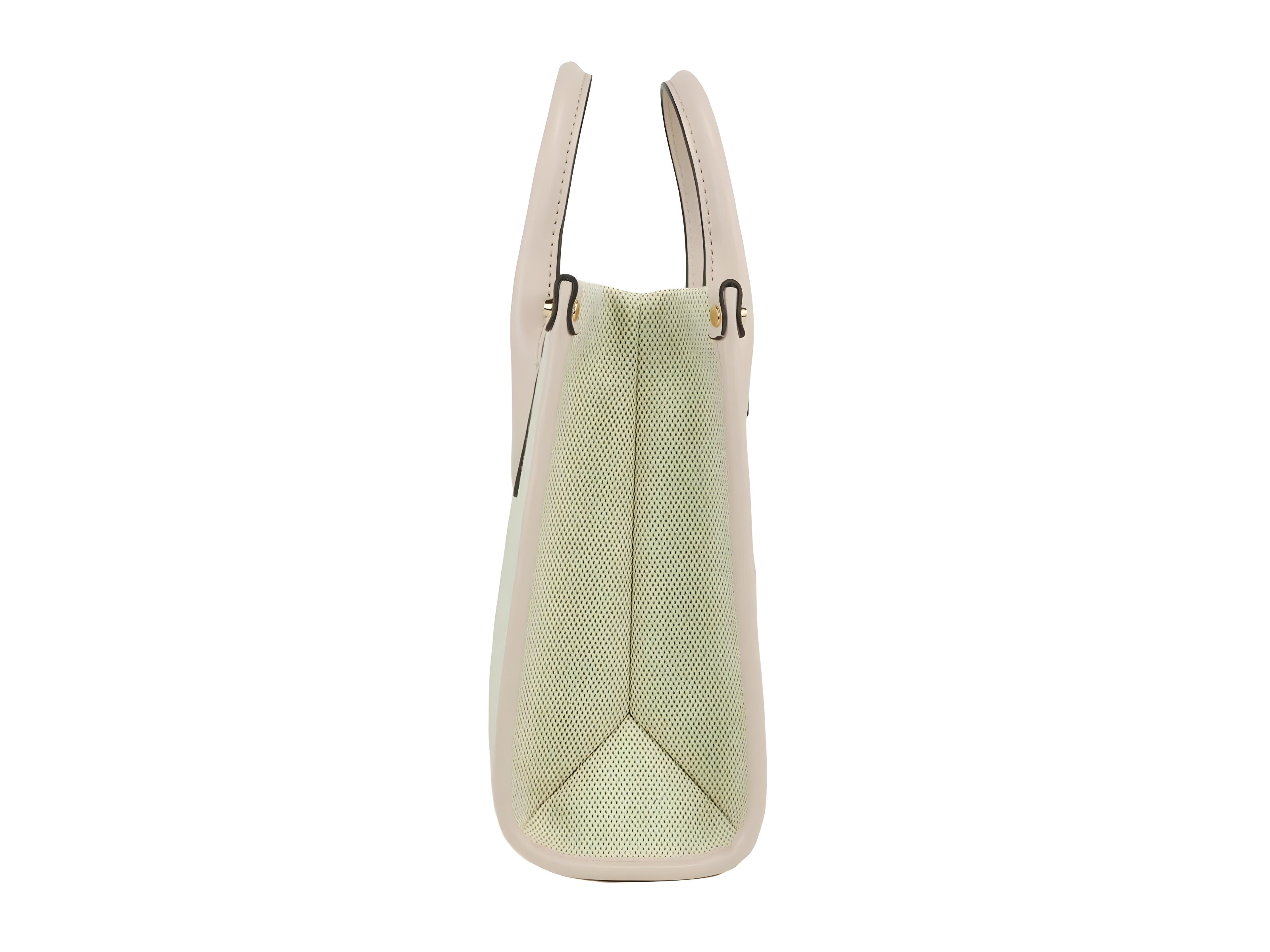 Michael Kors Mirella Geantă shopper crossbody mică din pânză Powder Blush