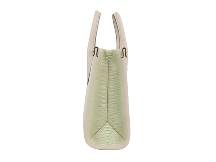 Michael Kors Mirella Geantă shopper crossbody mică din pânză Powder Blush