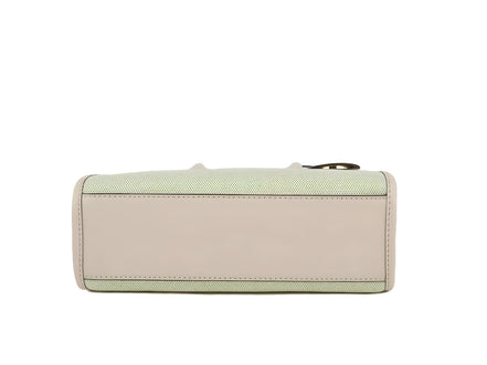 Michael Kors Mirella Geantă shopper crossbody mică din pânză Powder Blush