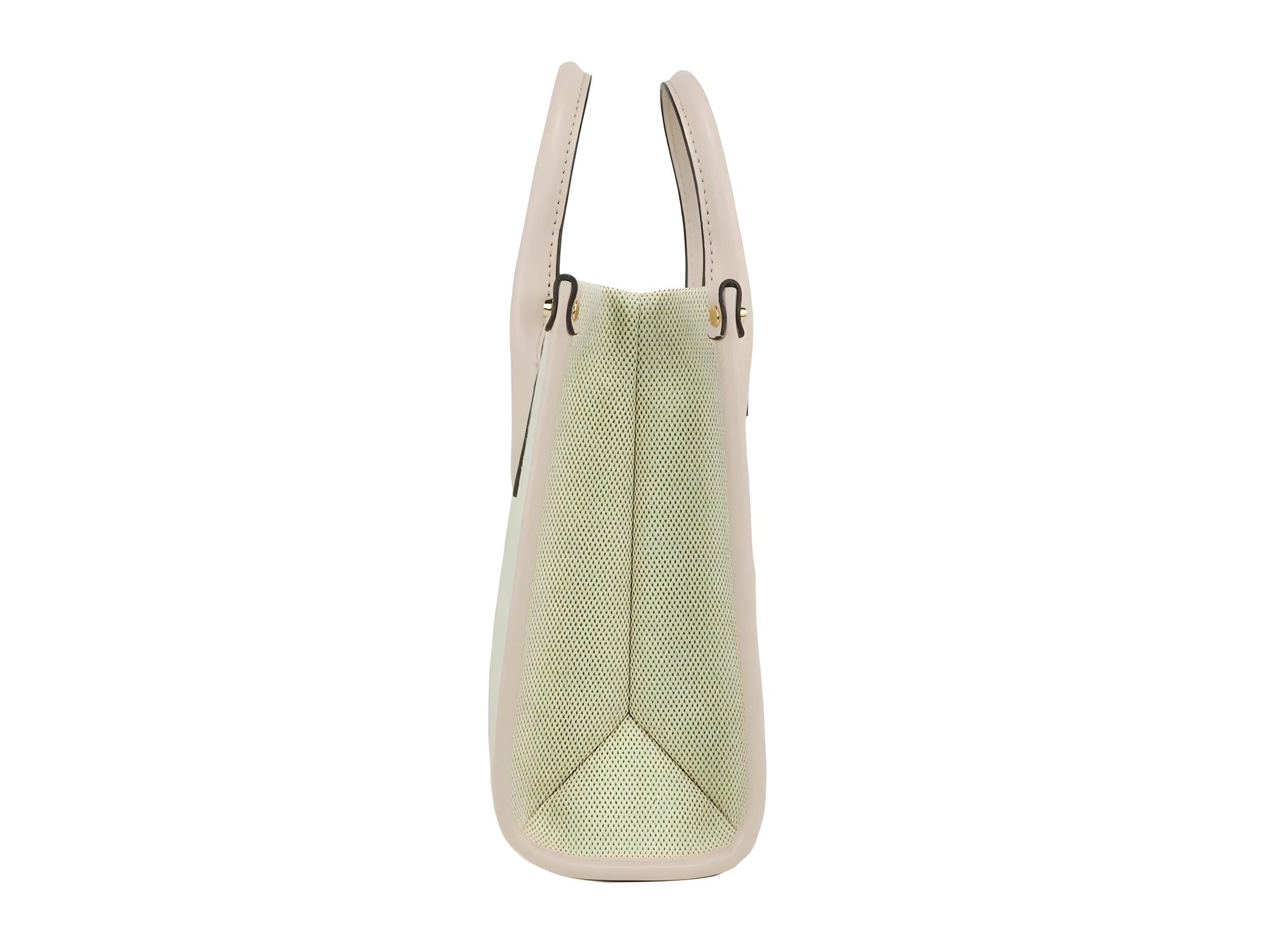Michael Kors Mirella Geantă shopper crossbody mică din pânză Powder Blush