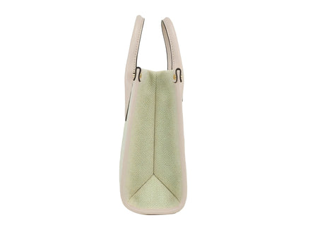 Michael Kors Mirella Geantă shopper crossbody mică din pânză Powder Blush
