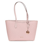 Geantă tote Michael Kors roz din canvas Arden