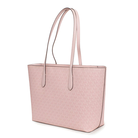 Geantă tote Michael Kors roz din canvas Arden