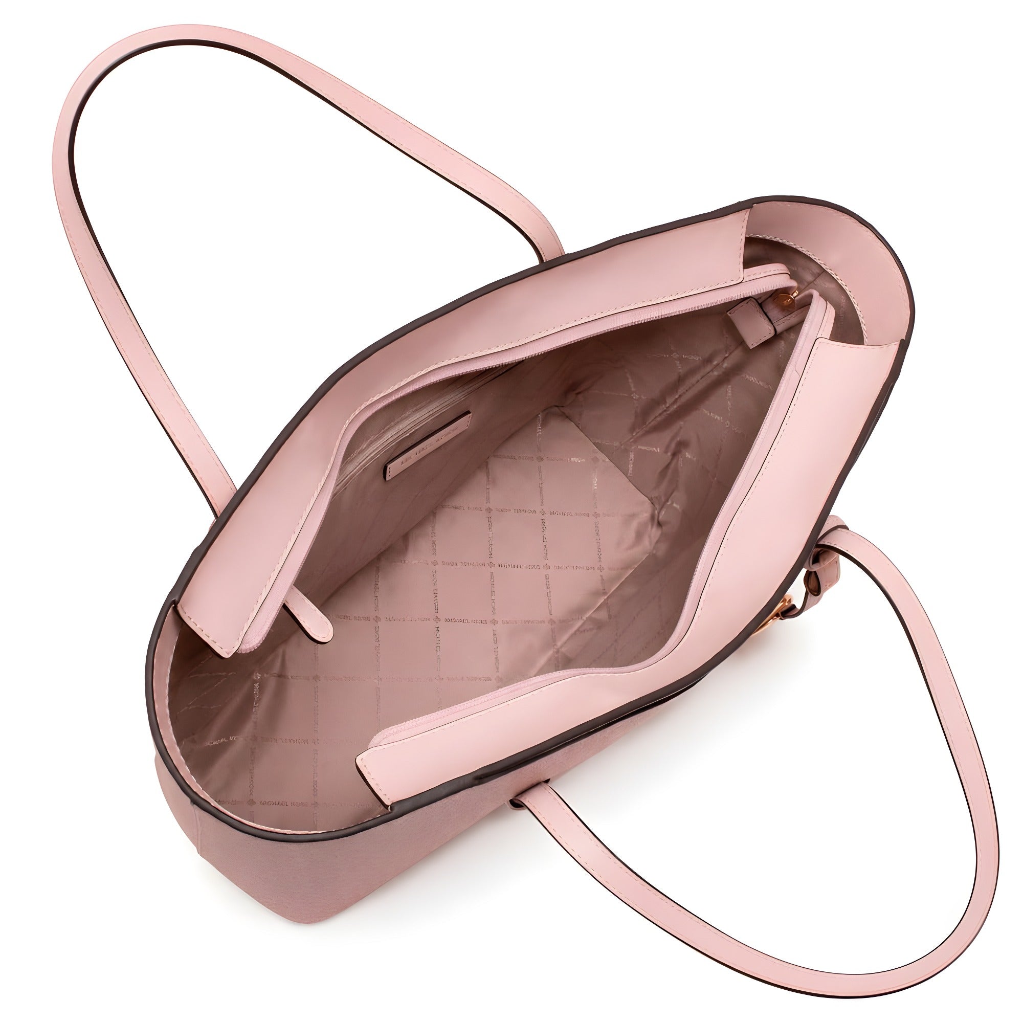 Geantă tote Michael Kors roz din canvas Arden