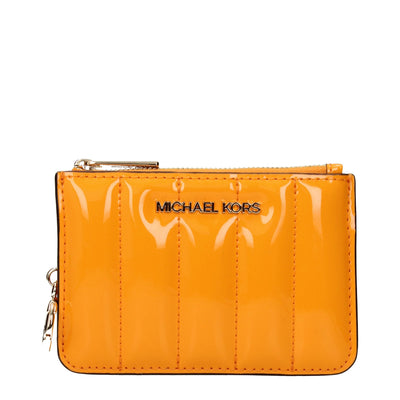 Portofel Michael Kors din piele portocalie