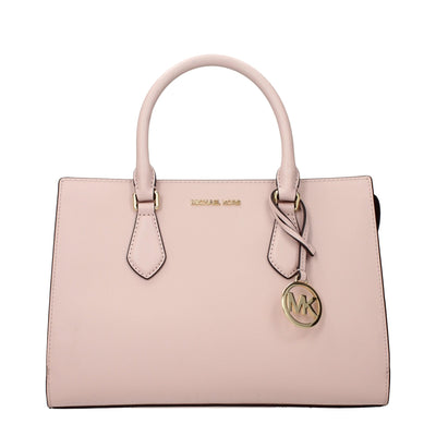 Geantă de mână Michael Kors roz din material textil