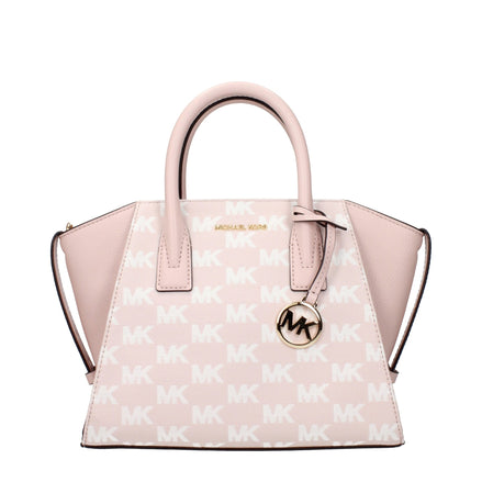 Geantă de mână Michael Kors roz din material textil
