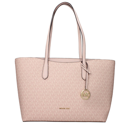 Michael Kors Geantă de umăr roz din material textil