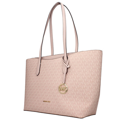 Michael Kors Geantă de umăr roz din material textil