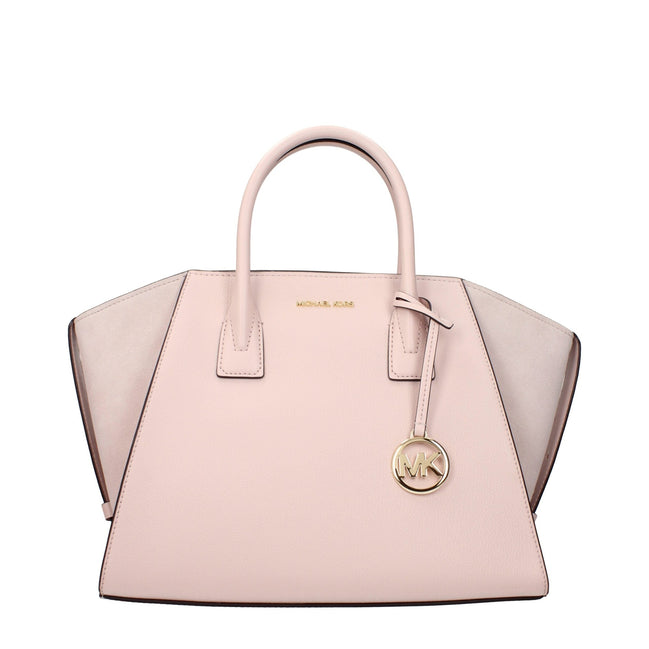 Geantă de mână Michael Kors din piele roz