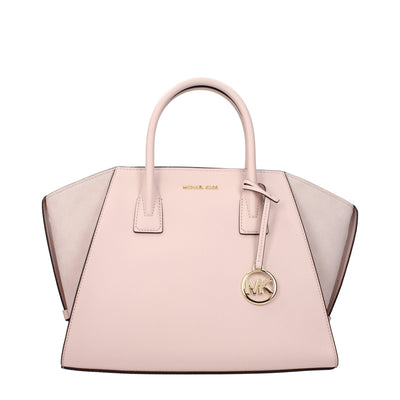 Geantă de mână Michael Kors din piele roz
