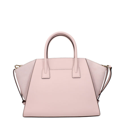 Geantă de mână Michael Kors din piele roz