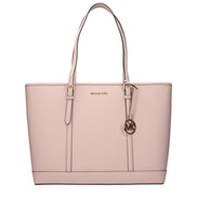 Geantă de umăr Michael Kors din piele roz