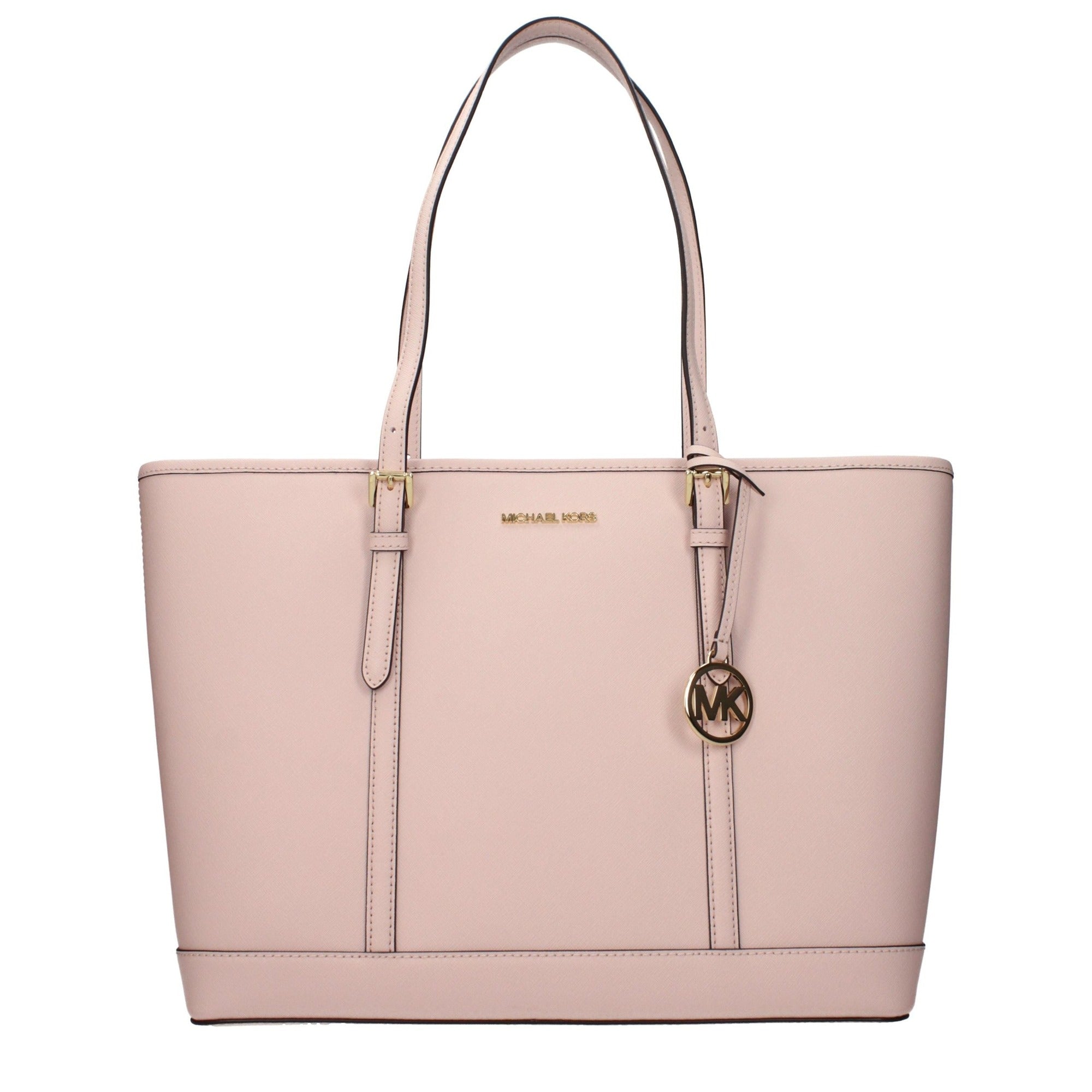 Geantă de umăr Michael Kors din piele roz