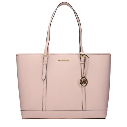 Geantă de umăr Michael Kors din piele roz