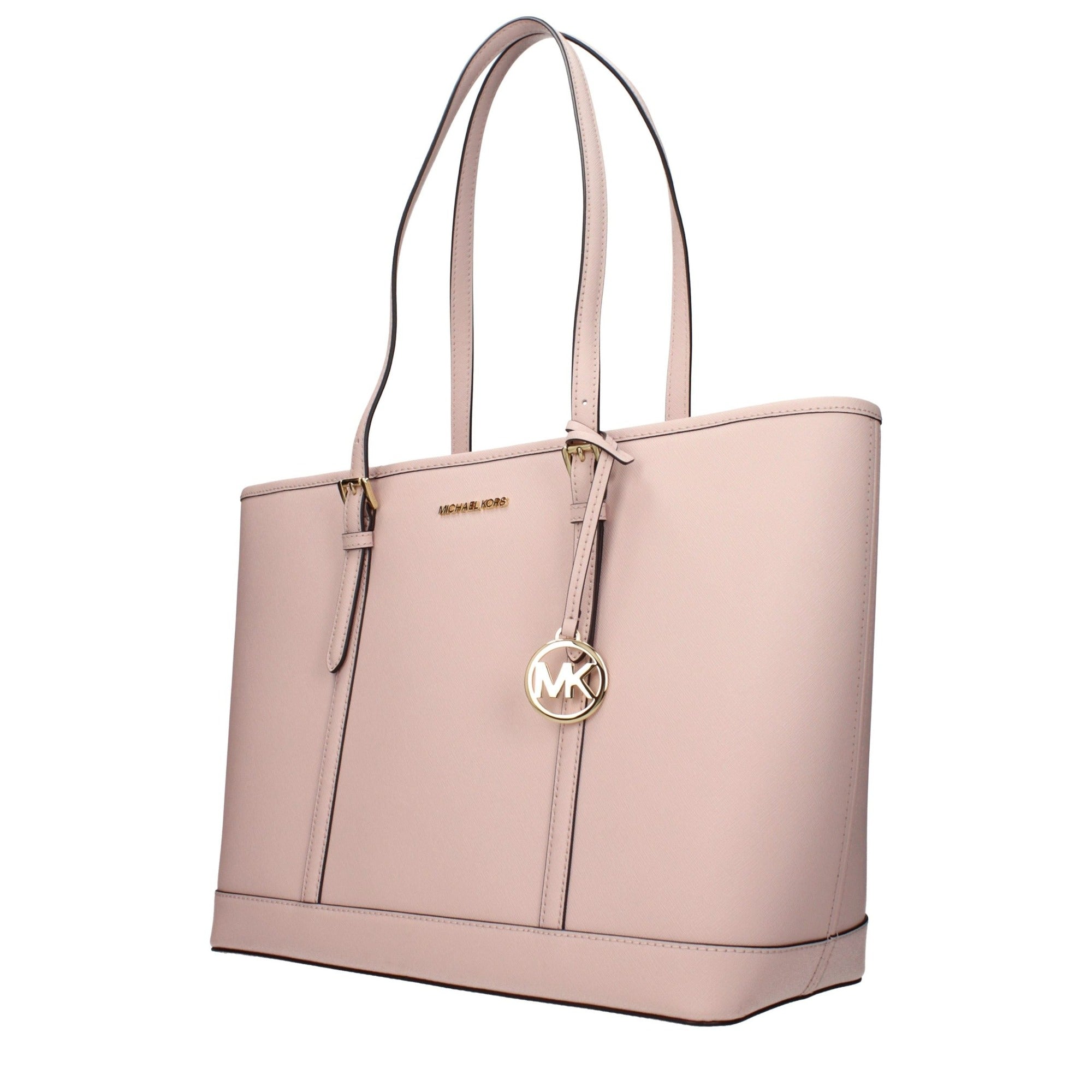 Geantă de umăr Michael Kors din piele roz