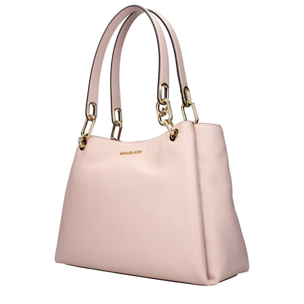 Geantă de umăr Michael Kors din piele roz