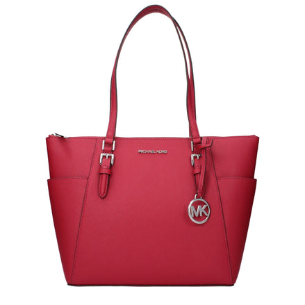 Geantă de umăr Michael Kors din piele roșie