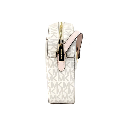 Geantă crossbody Michael Kors bej cu lanț