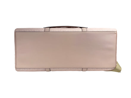 Michael Kors Travel Extra Large Powder Blush PVC Top Zip Weekender Luggage Bag