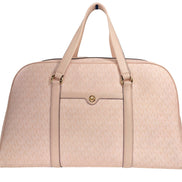 Geantă voiaj Michael Kors Extra Large Powder Blush PVC, cu fermoar superior și închidere Weekender